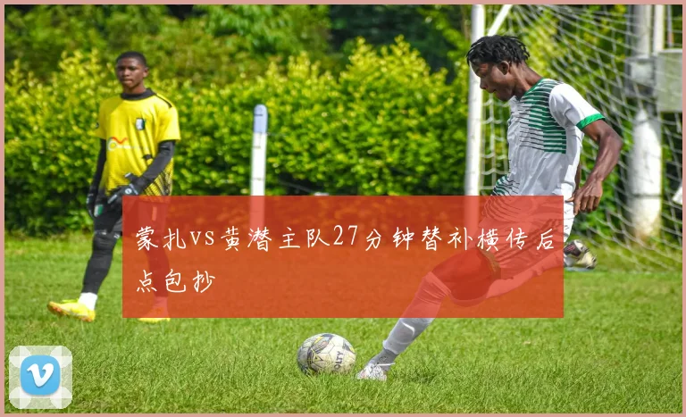 蒙扎vs黄潜主队27分钟替补横传后点包抄
